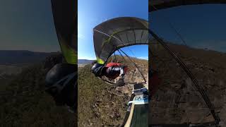 Winter Blackheath Lookout Hang gliding Launch [upl. by Hayashi]