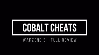 Cobalt Cheats  Full Review for Warzone 3 [upl. by Randa13]