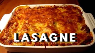 Lasagne m béchamelsauce lavet fra bunden  Opskrift  2 [upl. by Panthea]