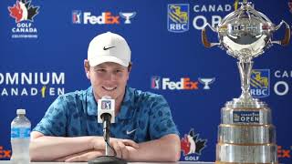 Robert Macintyre Winner Press Conference 2024 RBC Canadian Open © PGA Tour [upl. by Nylauqcaj238]