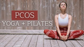 YOGA  PILATES for PCOS Hormonal Imbalances amp Irregular Periods  Part 3 [upl. by Philo]