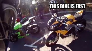 Aprilia Tuono V4R Ride  Fastest Bike Tom Has Ever Ridden [upl. by Etnovert540]