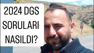 2024 DGS SORULARI NASILDI İLK YORUMLAR DGS2024 dgs [upl. by Orms]