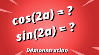 Formules de duplication  démonstration [upl. by Llerat]