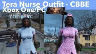 Fallout 4 Xbox OnePC ModsTera Nurse Outfit  CBBE [upl. by Isidro]