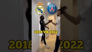 REAL MADRID 2018 VS PSG 2022 Comparando Plantillas realmadridvspsg ronaldovsmessi footballfans [upl. by Doran]