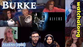 quotFk you Burkequot  Burkes Karma  Aliens 1986  First Time Watching Movie Reaction [upl. by Otineb]