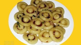 CHEW POTATO WITH GARLIC SEASONING  Easy Potato Recipe  Easy Dinner or Brunch [upl. by Yggam634]