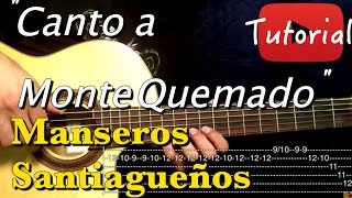 Canto a Monte Quemado  Los Manseros Santiagueños TutorialCover Guitarra [upl. by Fidel]