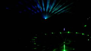 Hokkaido Japan winter festival laser lights pseudo Aurora Borealis [upl. by Calore22]