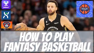 How to Play Fantasy Basketball  NBA Fantasy Basketball 101 [upl. by Sinnal]