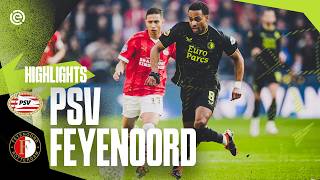 Highlights  PSV  Feyenoord  Eredivisie 20232024 [upl. by Ecila]