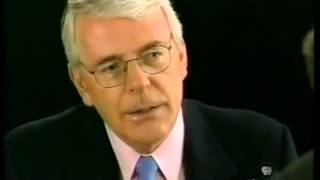 Charlie Rose with John Major former Prime Minister of the UK US TV PBS channel [upl. by Denae]