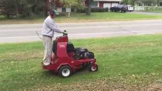 Core Aeration  Toro 30quot Ride On Aerator  Lawn Care [upl. by Vachell242]