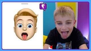 NEW MEMOJI iPhone Character Creation with HobbyKidsTV [upl. by Fasta]