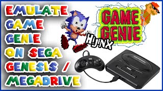 Game Genie Emulator On Sega GenesisMegadrive  How To Guide  Download [upl. by Efren]