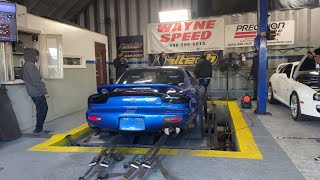 FD RX7 DYNO RUN [upl. by Mercy]