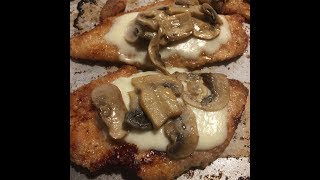 Scaloppine funghi e mozzarella [upl. by Eddana639]