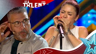 Lo que hace con la ARMÓNICA es algo inaudito  Audiciones 10  Got Talent España 2023 [upl. by Astrahan792]