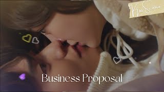 Kim Sejeong “lands” a kiss on Ahn Hyoseop  Business Proposal Ep 2 ENG SUB [upl. by Akcinehs]