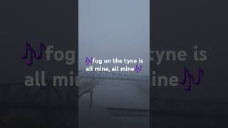 Fog on the tyne tyne newcastle gateshead fogonthetyne [upl. by Eniamert]