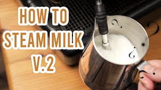 Simple Tip for GOOD Latte Art Milk  2 MINUTES VIDEO TUTORIAL [upl. by Durwood]