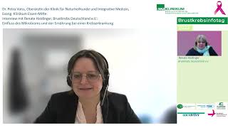 Brustkrebsinfotag 2022 Einfluss von Mikrobiom und Ernährung bei Krebserkrankungen Dr Petra Voiß [upl. by Norted57]