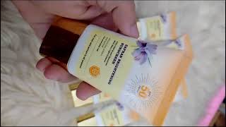 Zafran Brightening Sunscreen 30g  Best Student Budget Sunscreen Review zafran sunscreen [upl. by Latvina494]