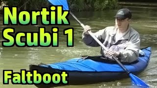 Faltboot  Faltkajak Nortik Scubi 1 Review  Test auf der Tauber №018 [upl. by Erena256]