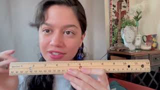 asmr • point a to b ruler test  small intuition test [upl. by Semadar207]