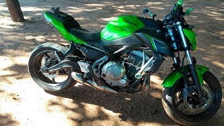 NOVA KAWASAKI Z650  PREÇO CONSUMO OPINIÃO TESTE RIDE RESENHA E FICHA TÉCNICA [upl. by Eilatan]