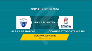 Alsalab Napoli  Domusbet Catania Bs  Poule Scudetto 2024 [upl. by Luana]