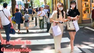 Harajuku to Omotesando Tokyo walk tour【4K】8202429 [upl. by Samford]