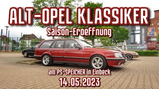 2 große internationale AltOpel Klassiker SaisonEröffnung am PSSPEICHER Einbeck 14052023 [upl. by Notxed]