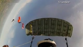 Skydivers Terrifying Freefall Caught on Camera [upl. by Shetrit]