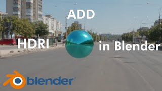 How to add HDRi  Environment Texture in Blender 292 [upl. by Arsi]