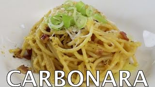 Carbonara Spaghetti Recipe Easy Pasta How To BenjiManTV [upl. by Aneehsyt604]