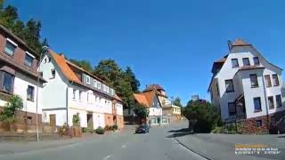 D Stadt Frankenberg Eder Landkreis WaldeckFrankenberg Fahrt durch die Stadt August 2016 [upl. by Libyc457]