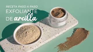 RECETA DE EXFOLIANTE FACIAL ANTIACNÉ CON ARCILLA BENTONITA [upl. by Elfstan710]