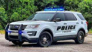 Toccoa GA Police Department ⚫️🔵⚫️🇺🇸 [upl. by Lundin]