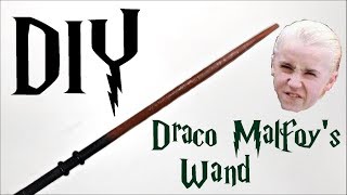 DIY Draco Malfoys wand  DIY EASY HARRY POTTER WANDS [upl. by Alek849]