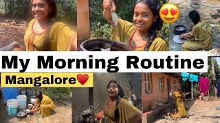 My Morning Routine😍Mangalore Rakshita Tulu Talks rakshita mangalore tulu tulunadu [upl. by Monjo]