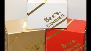 See’s Candies Pineapple Truffle Vanilla Walnut Fudge amp Mint Scotchmallow Review [upl. by Yneffit]