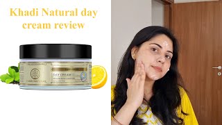 Khadi Natural day cream review  Dry skin care cream [upl. by Zetniuq]