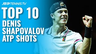 Top 10 Denis Shapovalov ATP Shots [upl. by Eidoow]