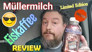 Müllermilch Limited Edition a la Eiskaffee Review und Test [upl. by Hnib]