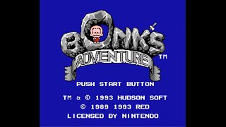 Bonks Adventure  Nintendo Entertainment System  Intro amp Title Screen [upl. by Akel]