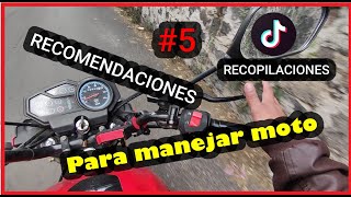 ✅¡Como manejar MOTO estándar desde cero FÁCIL por primera vez recopilación 🏍️ [upl. by Januisz]