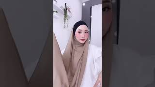 Tutorial hijab pashmina tali buat lebaran [upl. by Namia]