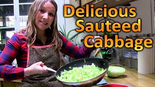 Sauteed Cabbage  Quick Easy Healthy Recipe  Keto Delicious [upl. by Mcclenon]